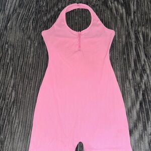 Pink Halter Romper